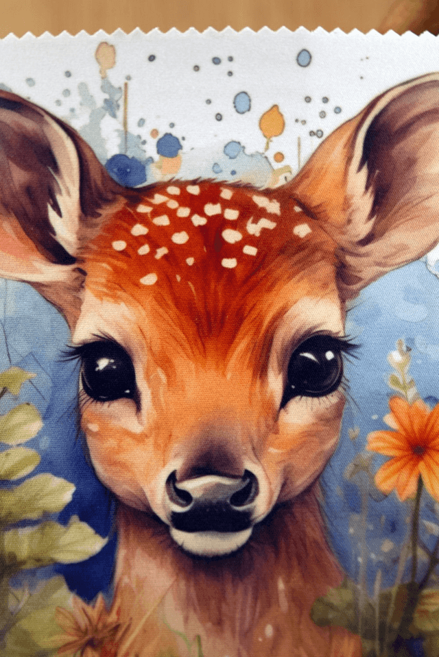 Cleaning Cloth: Adorable Deer Microfibre Cloth for Glasses, Screens & More