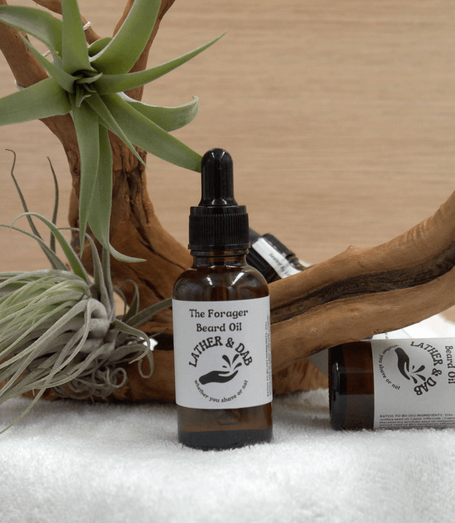 Beard Oil :The Forager with Clary Sage, Eucalyptus & Cedarwood - Fresh & Earthy Aroma