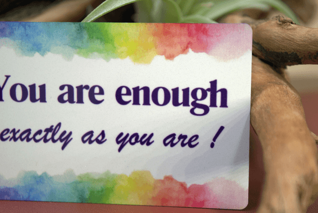 You Are Enough – Aluminium Wallet Card