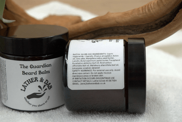 Beard Balm : The Guardian with Eucalyptus, Rosemary & Tea Tree | Refreshing Herbal Aroma 
