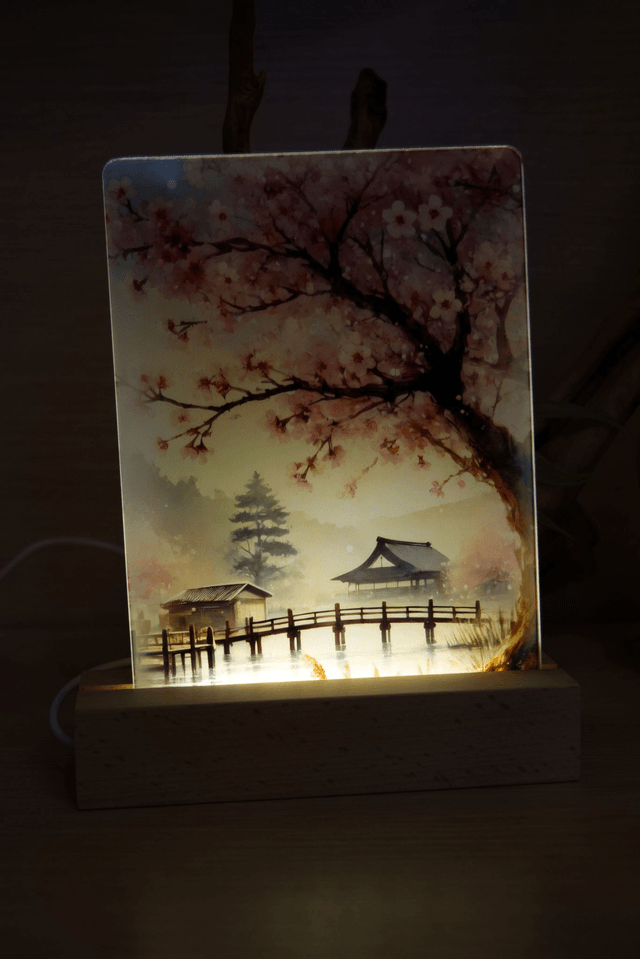 LED USB Lamp – Peaceful Oriental Blossom 