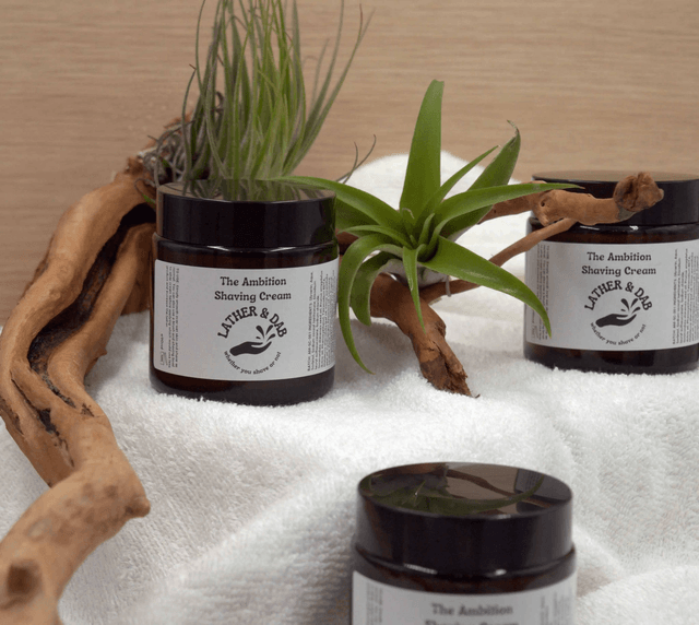 Shave Cream: The Ambition with Energizing Tea Tree, Lime, and Lemongrass Aroma