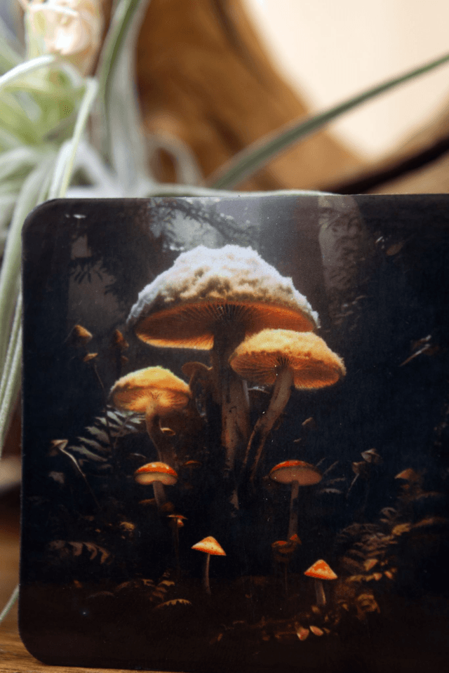 Magnet: Dark Fungi Mushrooms