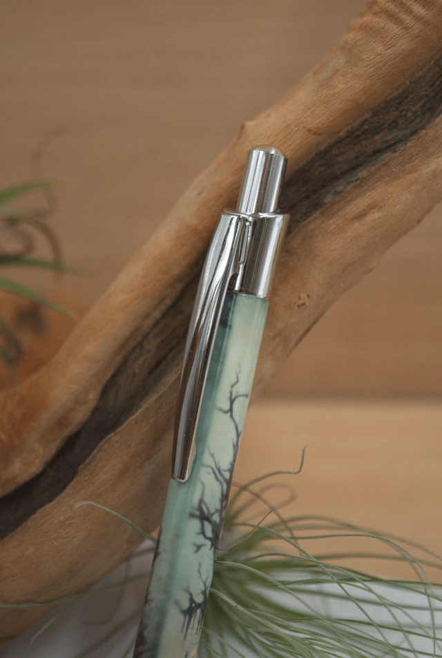 Gothic Haunted House Aluminium Pen – Dark Fantasy Stationery Gift