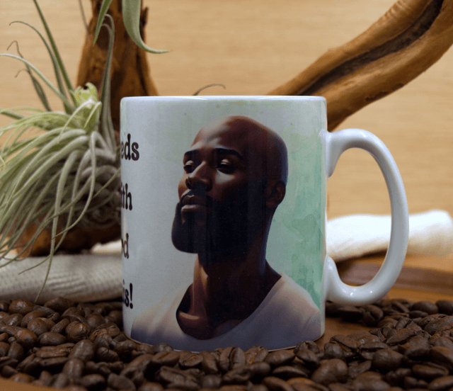 Mug – Who Needs Hair with a Beard Like This Design
