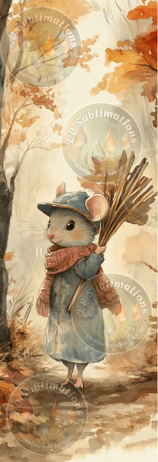 Woodland Mouse Pen – Autumn Stationery & Journaling Gift