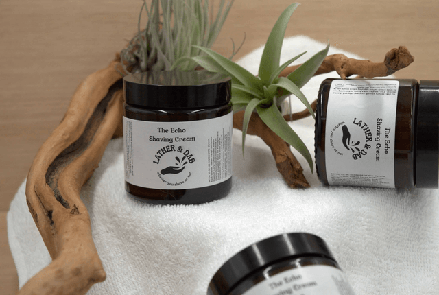 Shave Cream: The Echo with Lemon, Peppermint, and May Chang Essential Oils