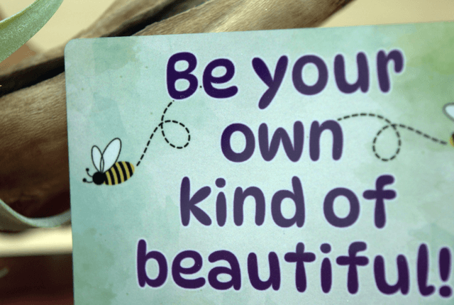 Be Your Own Kind of Beautiful – Aluminium Wallet Card 