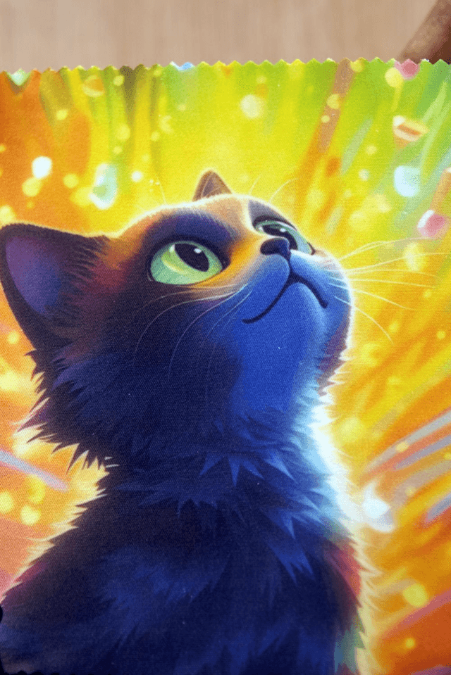 Cleaning Cloth: Adorable Kitten Microfibre Cloth for Glasses, Screens & More