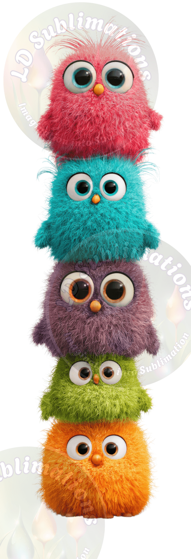 Cute Bird Stack Aluminium Pen – Quirky Colourful Stationery Gift
