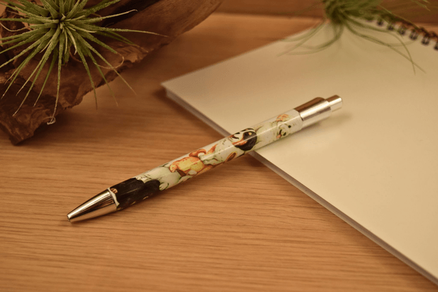 Cute Puppy Stack Aluminium Pen – Fun Dog Design Stationery Gift