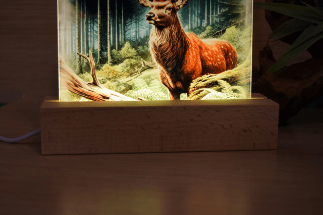 LED USB Lamp – Majestic Woodland Stag 