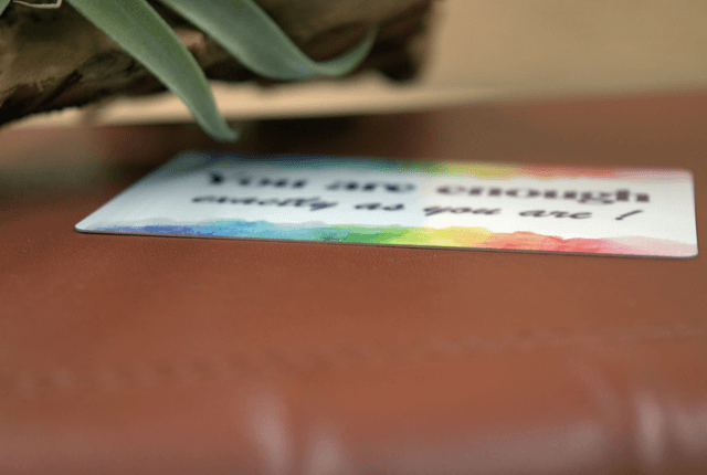 You Are Enough – Aluminium Wallet Card