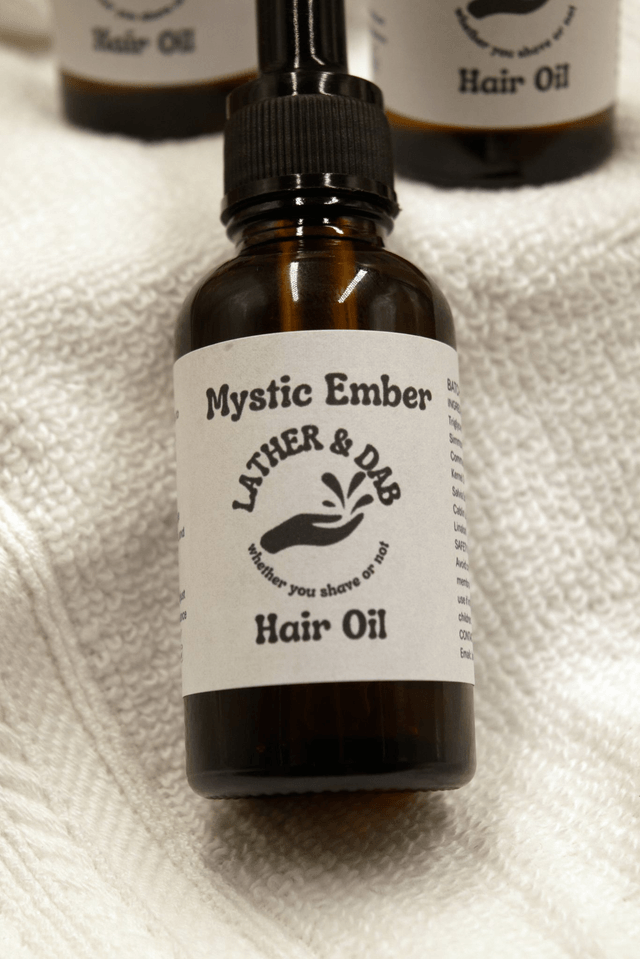 Mystic Ember Hair Oil – A warm touch of smoothness and strength (Amyris, Clary Sage & Patchouli)
