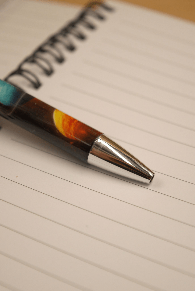 Cosmic Galaxy Aluminium Pen – Celestial Starry Stationery Gift