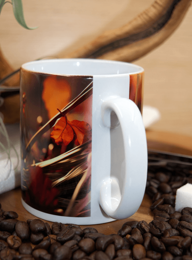 Mug – Field Mouse with Autumn Foliage Design