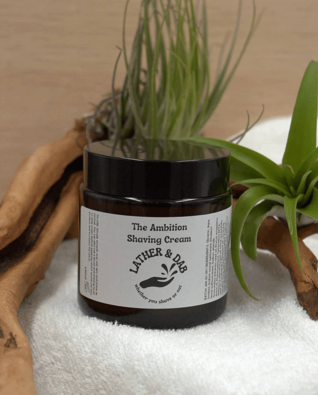 Shave Cream: The Ambition with Energizing Tea Tree, Lime, and Lemongrass Aroma