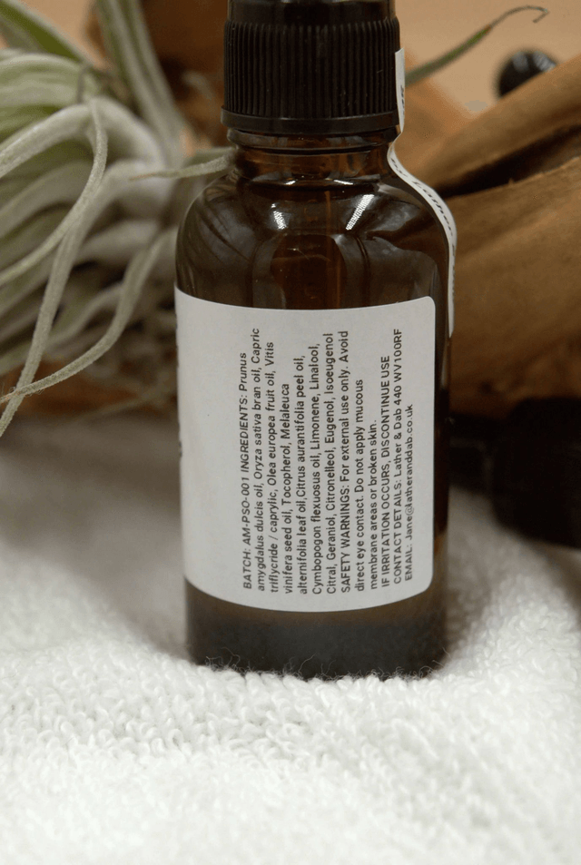 Pre Shave Oil: The Ambition with Tea Tree, Lime & Lemongrass