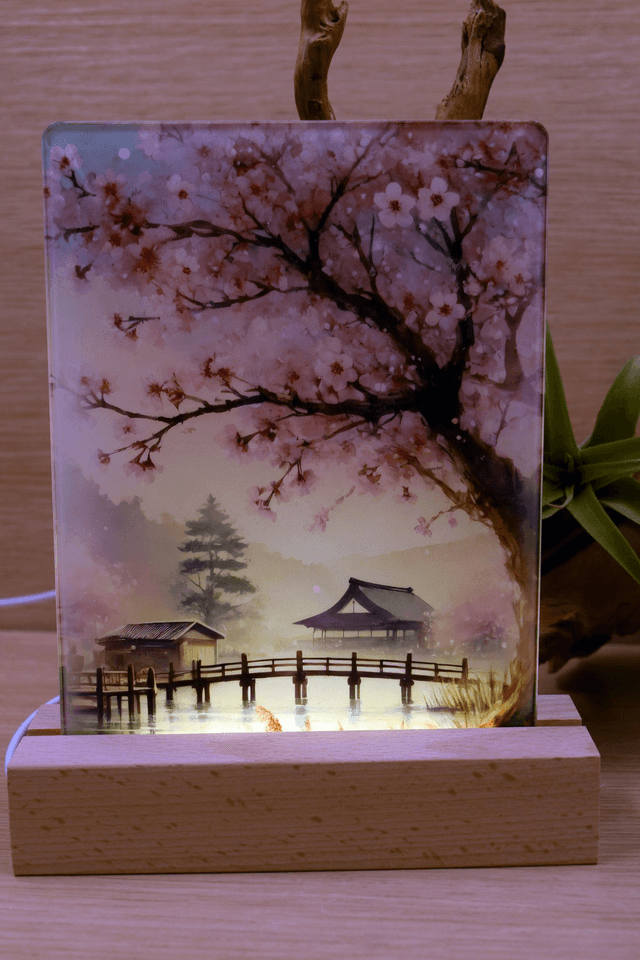 LED USB Lamp – Peaceful Oriental Blossom 