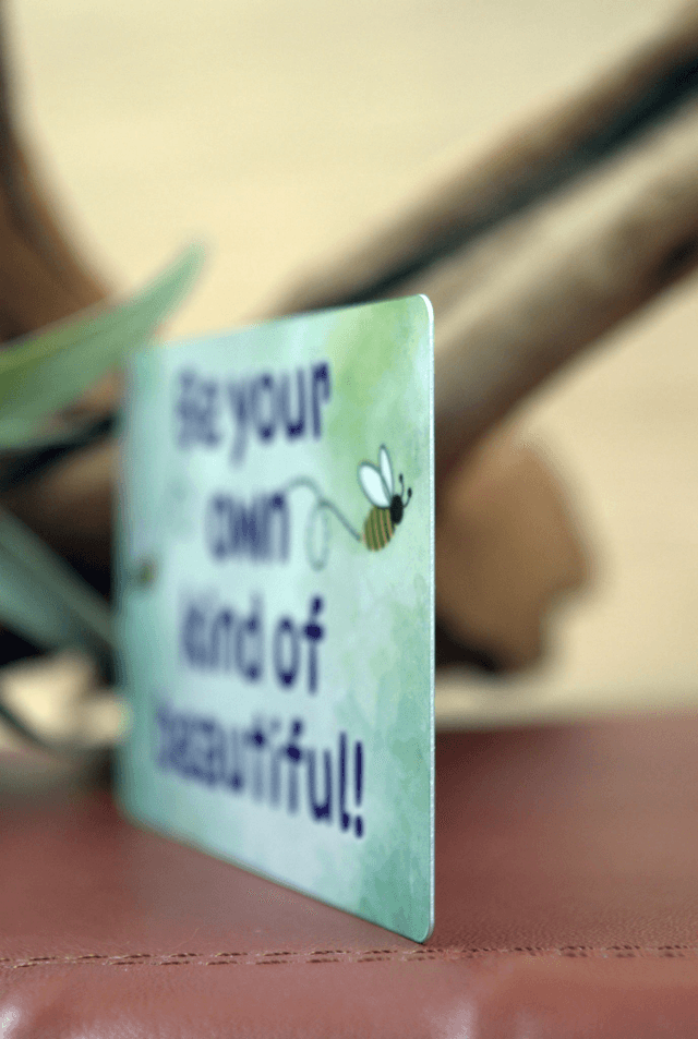 Be Your Own Kind of Beautiful – Aluminium Wallet Card 