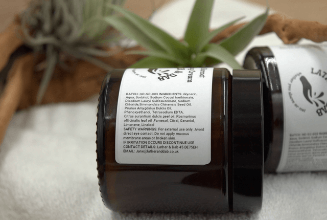 Shave Cream: The Hornet with Sweet Orange and Rosemary Essential Oils