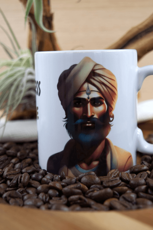 Mug – Don’t Mess with the Beard Design featuring a Man in a Turban