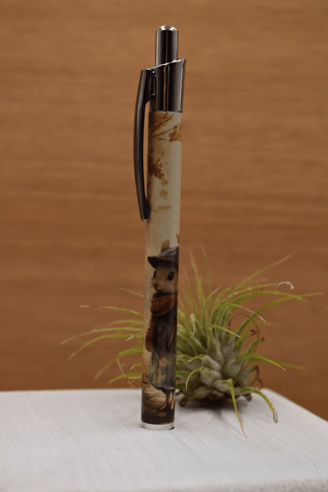 Woodland Mouse Pen – Autumn Stationery & Journaling Gift