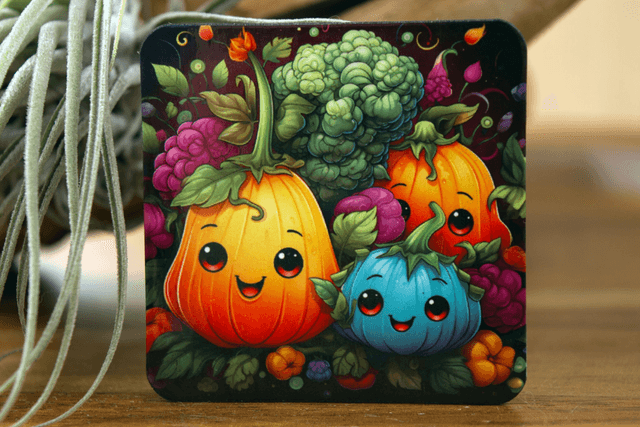Magnet: Kawaii Vegetable Friends