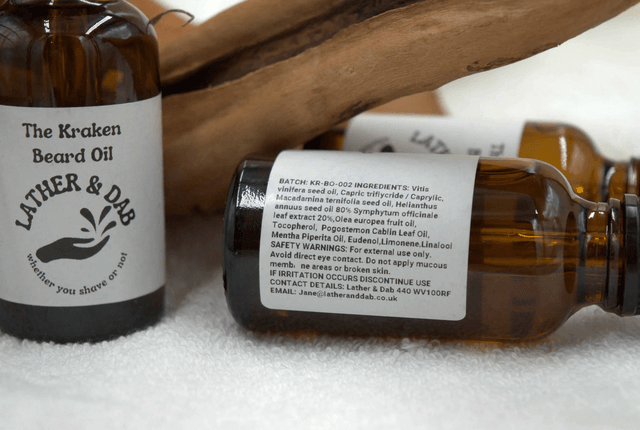 Beard Oil: The Kraken with a Refreshing Mint and Earthy Aroma