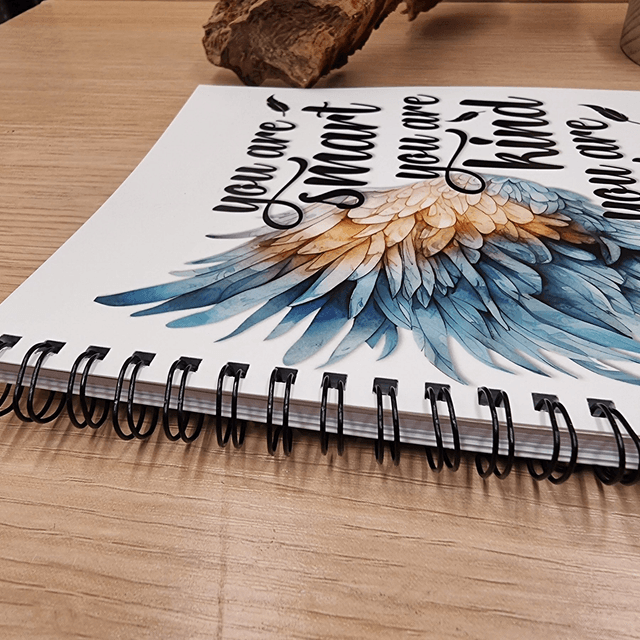 Customisable A5 Spiral Notebook - Personalised Cover, 60 Lined Pages