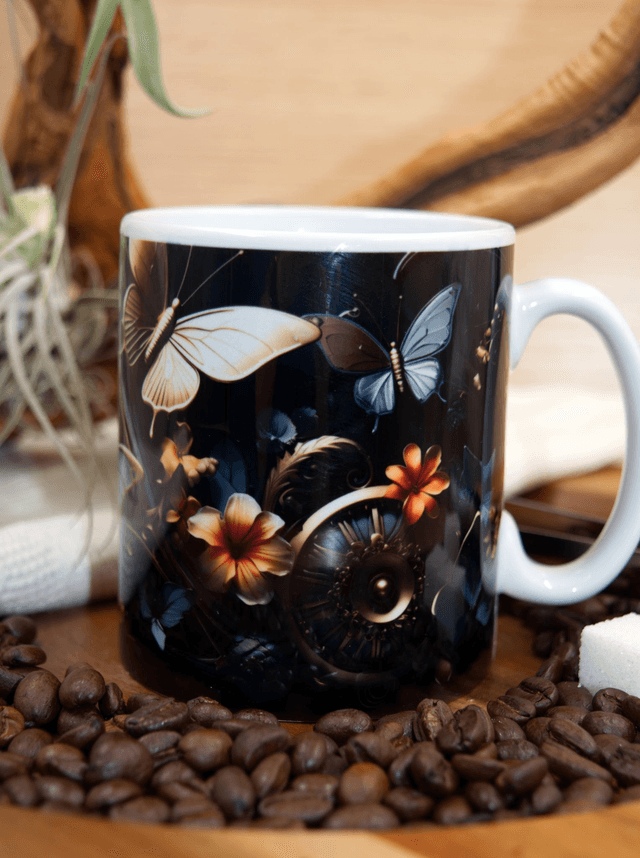 Mug – Steampunk Butterflies Design