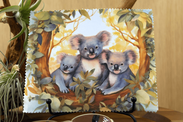 Cleaning Cloth: Momma Koala Microfibre Cloth for Glasses, Screens & More