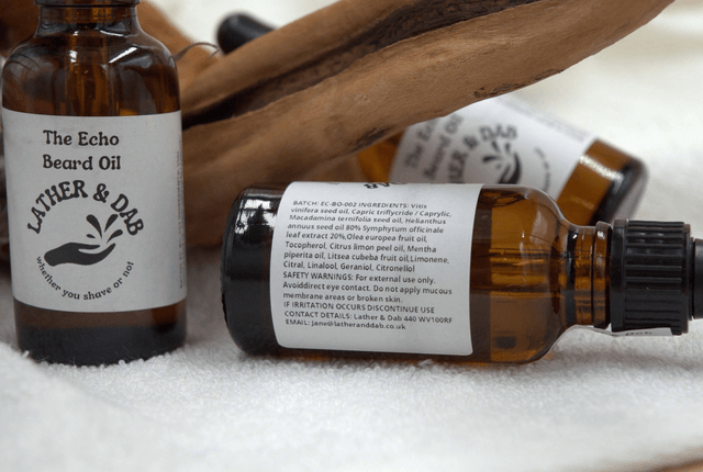 Beard Oil: The Echo with Refreshing Lemon & Cool Peppermint Aroma