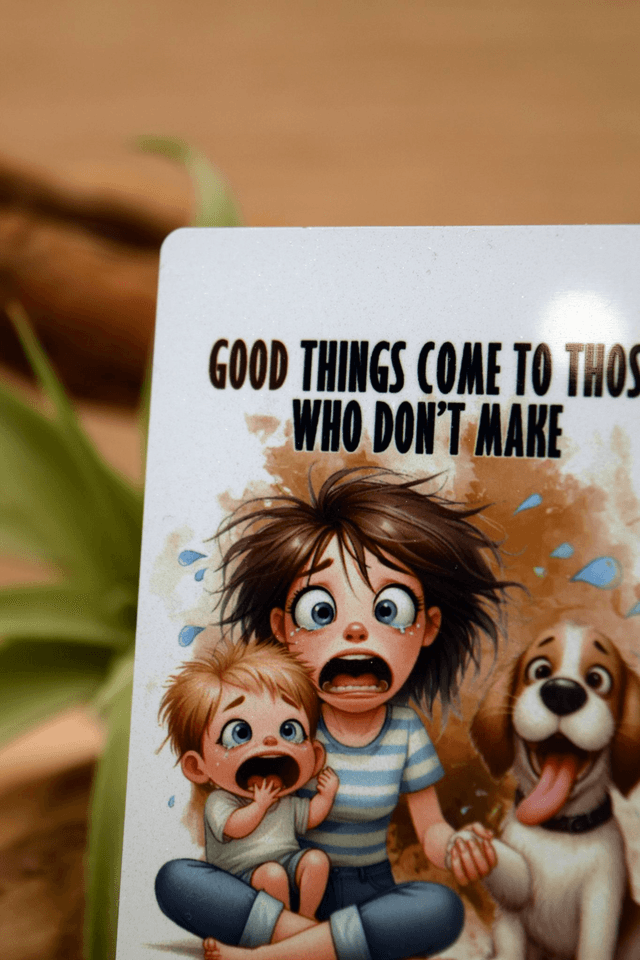 “Mommy's Stress Relief” Wallet / Purse Card – Humorous Gift for Moms
