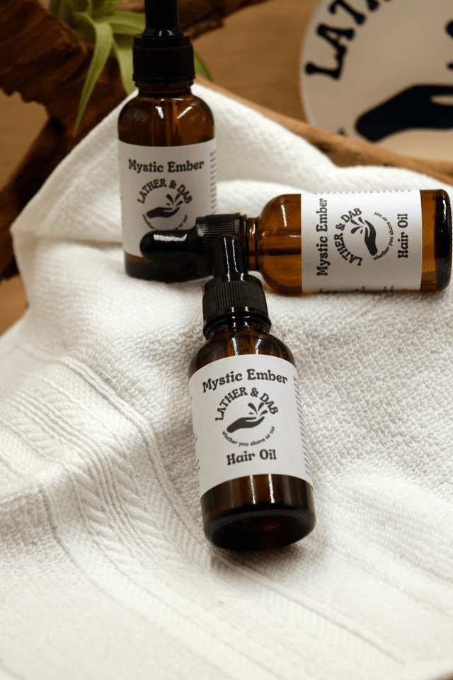 Mystic Ember Hair Oil – A warm touch of smoothness and strength (Amyris, Clary Sage & Patchouli)