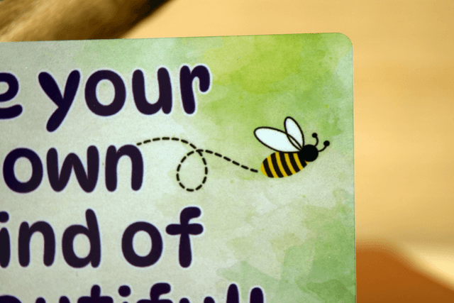 Be Your Own Kind of Beautiful – Aluminium Wallet Card 