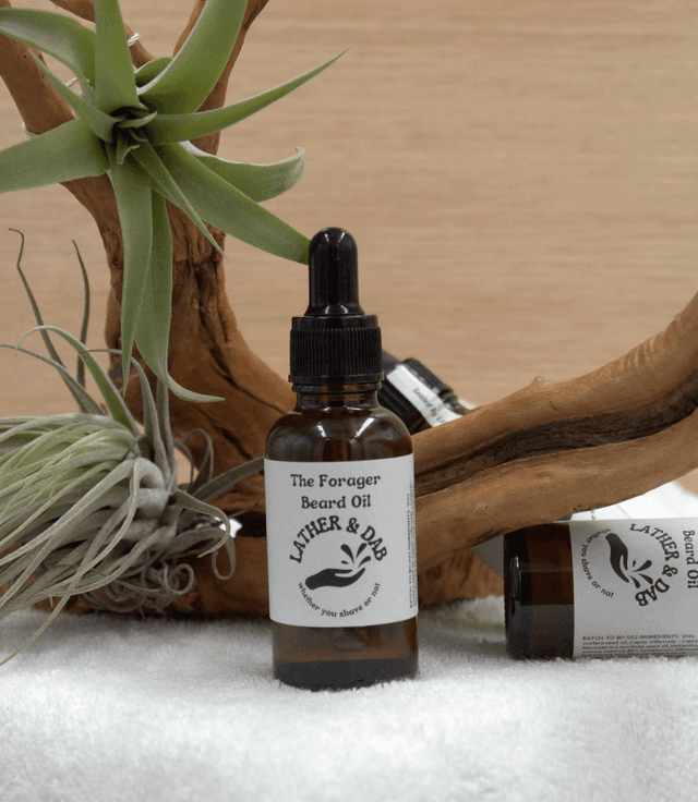 Beard Oil :The Forager with Clary Sage, Eucalyptus &amp; Cedarwood - Fresh &amp; Earthy Aroma