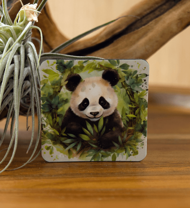 Magnet: Adorable Panda Among Lush Foliage