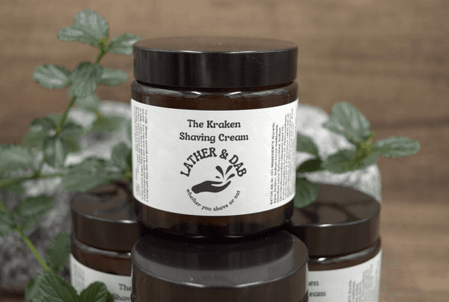 Shave Cream: The Kraken  with Patchouli and Peppermint Essential Oils