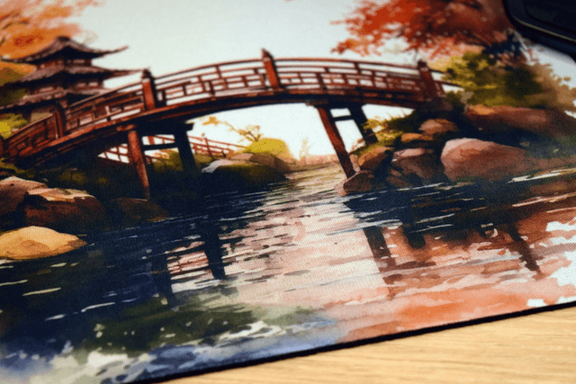 Serene Japanese Garden Mouse Mat – Anti-Slip & Smooth Surface