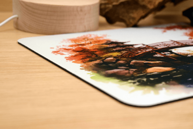 Serene Japanese Garden Mouse Mat – Anti-Slip & Smooth Surface