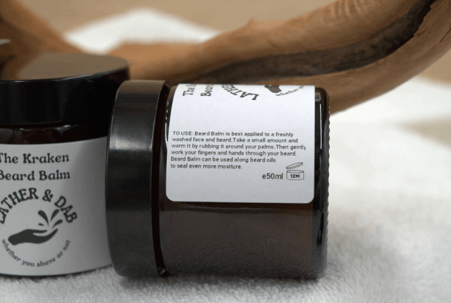 Beard Balm: The Kraken with Earthy Patchouli & Refreshing Peppermint – Handmade Grooming Essential
