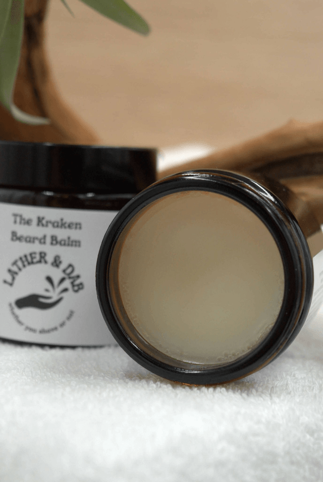 Beard Balm: The Kraken with Earthy Patchouli & Refreshing Peppermint – Handmade Grooming Essential